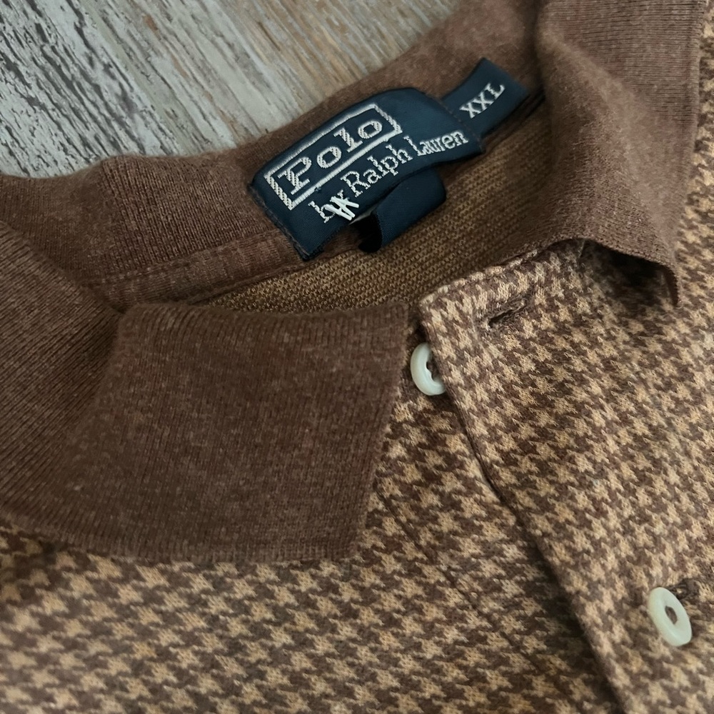 Polo houndstooth shirt